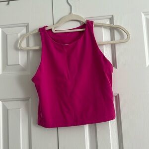 pink workout top